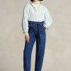 Námořnické dámské Jogger Jeans Ralph Lauren Paperbag