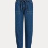 Námořnické dámské Jogger Jeans Ralph Lauren Paperbag