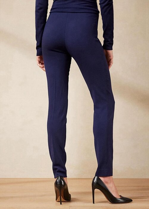 Námořnické dámské kalhoty Ralph Lauren Annie Stretch Wool Skinnys Námořnické dámské kalhoty Ralph Lauren Annie Stretch Wool Skinnys