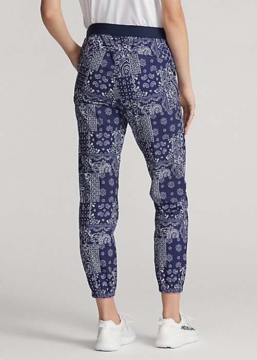 Námořnické dámské kalhoty Ralph Lauren Bandana-Print Jogger Námořnické dámské kalhoty Ralph Lauren Bandana-Print Jogger