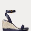 Námořnická dámská kožená espadrilka Ralph Lauren Hilarie
