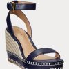 Námořnická dámská kožená espadrilka Ralph Lauren Hilarie
