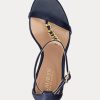 Námořnické dámské kožené sandály Ralph Lauren Kate Nappa Námořnické dámské kožené sandály Ralph Lauren Kate Nappa