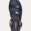 Námořnické dámské kožené sandály Ralph Lauren Kayleen Nappa