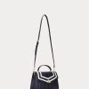 Námořnické dámské kožené tašky Ralph Lauren Nappa Medium Farrah Satchel Bags