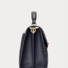 Námořnické dámské kožené tašky Ralph Lauren Nappa Medium Farrah Satchel Bags
