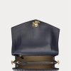 Námořnické dámské kožené tašky Ralph Lauren Nappa Medium Farrah Satchel Bags