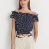 Námořnická dámská košile s blůzou Ralph Lauren s puntíky Námořnická dámská košile s blůzou Ralph Lauren s puntíky