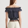 Námořnická dámská košile s blůzou Ralph Lauren s puntíky Námořnická dámská košile s blůzou Ralph Lauren s puntíky