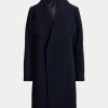 Námořnické dámské krepové zavinovací kabáty Ralph Lauren Námořnické dámské krepové zavinovací kabáty Ralph Lauren