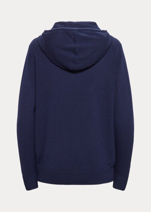 Námořnická dámská mikina s kapucí Ralph Lauren Cashmere Námořnická dámská mikina s kapucí Ralph Lauren Cashmere