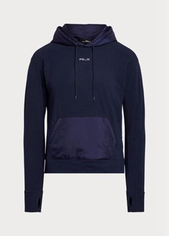 Námořnická dámská mikina s kapucí Ralph Lauren GolfLogo Hybrid Jersey Námořnická dámská mikina s kapucí Ralph Lauren GolfLogo Hybrid Jersey