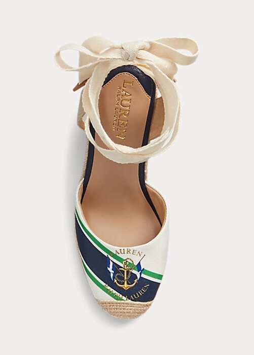 Námořnická dámská plátěná espadrilka Ralph Lauren Paislee Námořnická dámská plátěná espadrilka Ralph Lauren Paislee