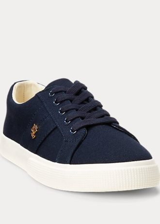 Námořnické dámské plátěné tenisky Ralph Lauren Janson II