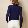 Námořnické dámské rolákové svetry Ralph Lauren Cashmere Námořnické dámské rolákové svetry Ralph Lauren Cashmere