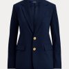 Námořnické dámské sako Ralph Lauren Stretch se dvěma knoflíky Námořnické dámské sako Ralph Lauren Stretch se dvěma knoflíky