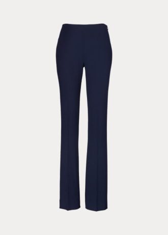 Námořnické dámské strečové vlněné kalhoty Ralph Lauren Alandra