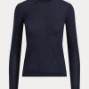 Námořnické dámské svetry Ralph Lauren Cashmere Crewneck Námořnické dámské svetry Ralph Lauren Cashmere Crewneck