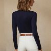 Námořnické dámské svetry Ralph Lauren Cashmere Crewneck Námořnické dámské svetry Ralph Lauren Cashmere Crewneck