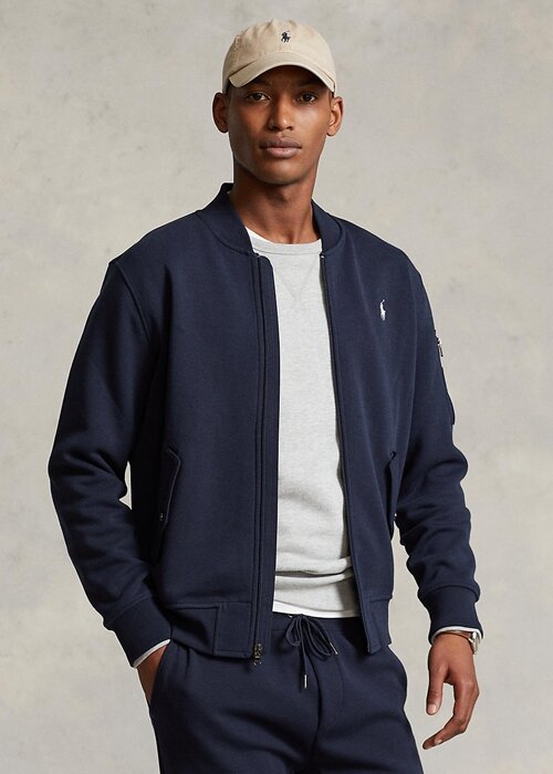 Námořnické pánské bundy Ralph Lauren Double-Knit Bomber Námořnické pánské bundy Ralph Lauren Double-Knit Bomber