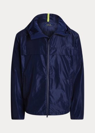 Námořnické pánské bundy s kapucí Ralph Lauren odpuzující vodu Námořnické pánské bundy s kapucí Ralph Lauren odpuzující vodu