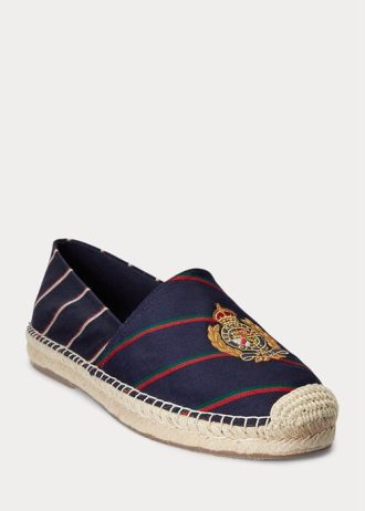 Námořnická pánská espadrilka Ralph Lauren Cevio Crest Striped