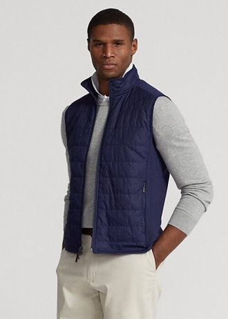 Námořnická pánská hybridní mockneck vesta Ralph Lauren