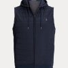 Námořnická pánská hybridní vesta s kapucí Ralph Lauren