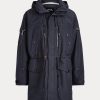 Námořnické pánské kabáty Marsh s kapucí Ralph Lauren odpuzující vodu Námořnické pánské kabáty Marsh s kapucí Ralph Lauren odpuzující vodu