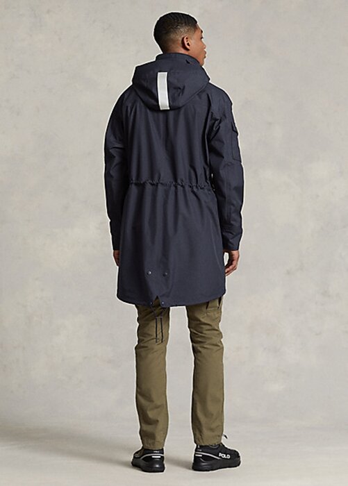 Námořnické pánské kabáty Marsh s kapucí Ralph Lauren odpuzující vodu Námořnické pánské kabáty Marsh s kapucí Ralph Lauren odpuzující vodu