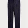 Námořnické pánské kalhoty Slim Fit vlněné keprové kalhoty Ralph Lauren