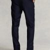 Námořnické pánské kalhoty Slim Fit vlněné keprové kalhoty Ralph Lauren