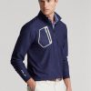 Námořnická pánská mikina Ralph Lauren GolfClassic Fit Camo Jacquard Pullover