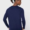 Námořnická pánská mikina s logem Ralph Lauren Námořnická pánská mikina s logem Ralph Lauren