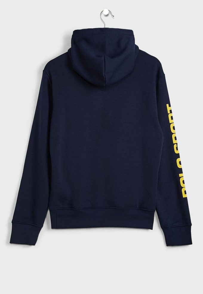 Námořnická pánská mikina s rukávem Ralph Lauren Logo Námořnická pánská mikina s rukávem Ralph Lauren Logo