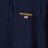 Námořnická pánská mikina s rukávem Ralph Lauren Logo Námořnická pánská mikina s rukávem Ralph Lauren Logo