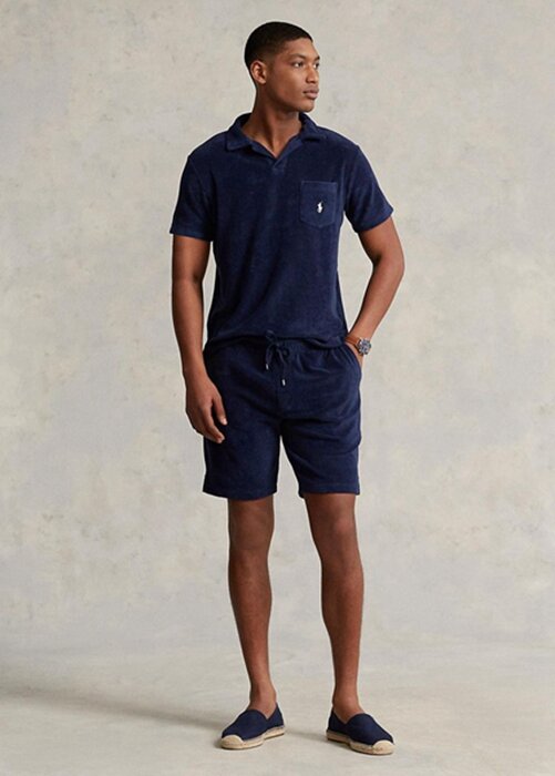 Námořnické pánské šortky se stahovací šňůrkou Ralph Lauren Terry Námořnické pánské šortky se stahovací šňůrkou Ralph Lauren Terry