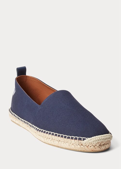 Námořnická pánská plátěná espadrilka s monogramem Ralph Lauren Bowsworth Námořnická pánská plátěná espadrilka s monogramem Ralph Lauren Bowsworth