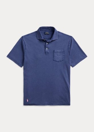 Námořnické pánské polokošile Ralph Lauren Classic Fit Bavlna-Lan Námořnické pánské polokošile Ralph Lauren Classic Fit Bavlna-Lan