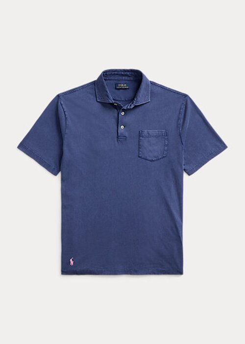 Námořnické pánské polokošile Ralph Lauren Classic Fit Bavlna-Lan Námořnické pánské polokošile Ralph Lauren Classic Fit Bavlna-Lan