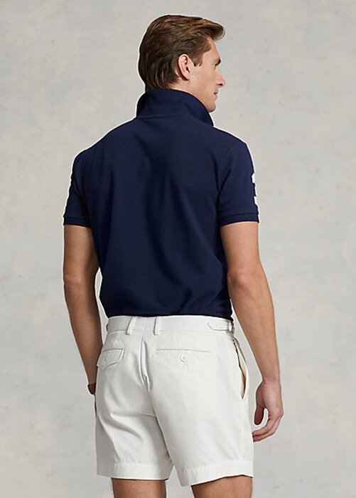 Námořnické pánské polokošile Ralph Lauren Classic Fit Crest Mesh Námořnické pánské polokošile Ralph Lauren Classic Fit Crest Mesh