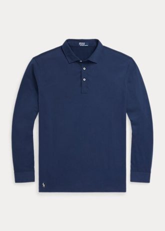 Námořnická pánská polokošile Ralph Lauren Jersey Jersey Námořnická pánská polokošile Ralph Lauren Jersey Jersey