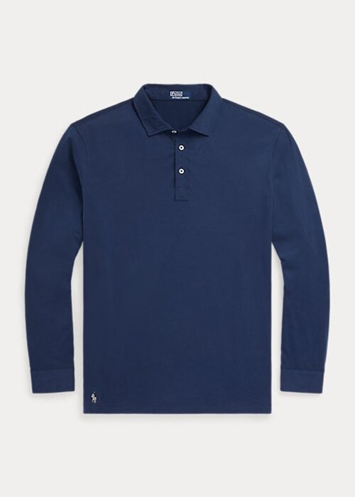 Námořnická pánská polokošile Ralph Lauren Jersey Jersey Námořnická pánská polokošile Ralph Lauren Jersey Jersey