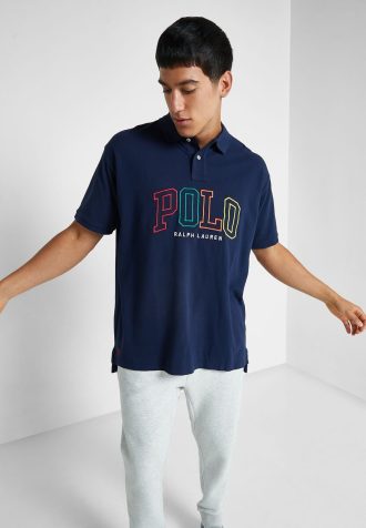Námořnické pánské polokošile Ralph Lauren Logo Námořnické pánské polokošile Ralph Lauren Logo