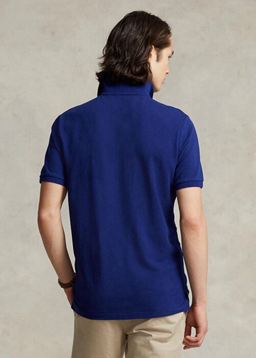 Námořnické pánské polokošile Slim Fit Mesh Ralph Lauren Custom Námořnické pánské polokošile Slim Fit Mesh Ralph Lauren Custom