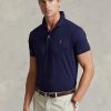 Námořnické pánské polokošile z měkké bavlny Ralph Lauren Custom Slim Fit Námořnické pánské polokošile z měkké bavlny Ralph Lauren Custom Slim Fit