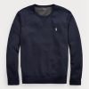 Námořnická pánská svetrová mikina Ralph Lauren s dvojitým úpletem Námořnická pánská svetrová mikina Ralph Lauren s dvojitým úpletem