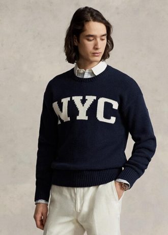 Námořnické pánské svetry Ralph Lauren Nyc Crewneck