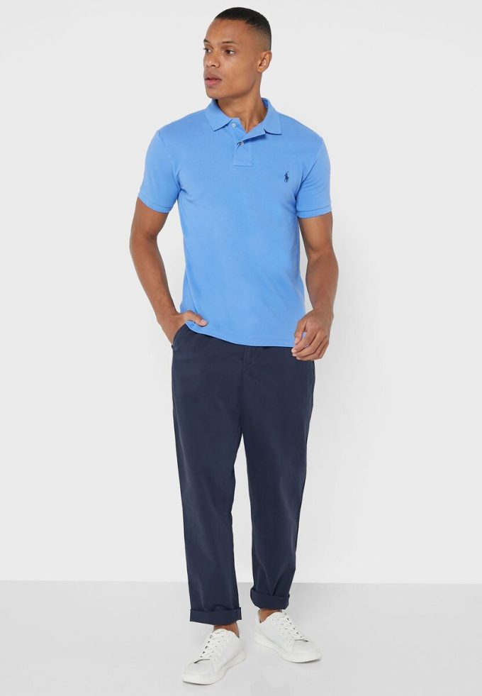 Námořnické pánské tepláky Ralph Lauren Essential