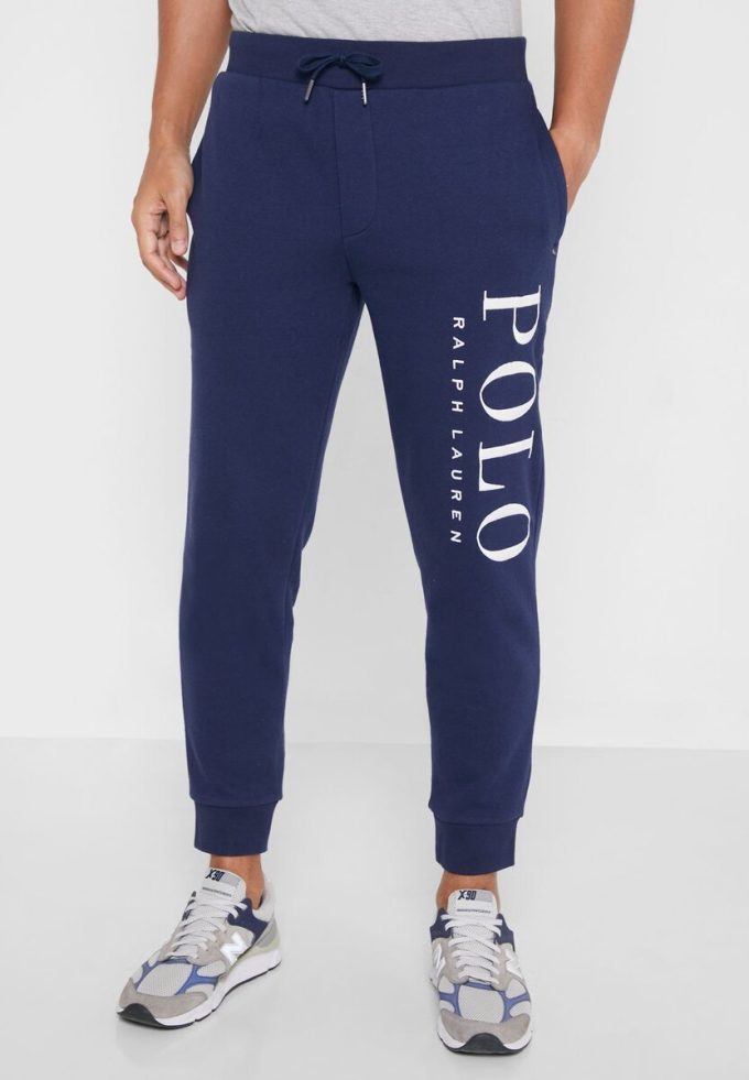 Námořnické pánské tepláky Ralph Lauren s manžetou